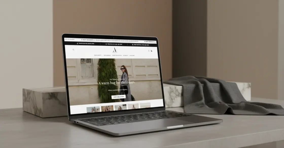 Adeptt fashion ecommerce rebrand and website project