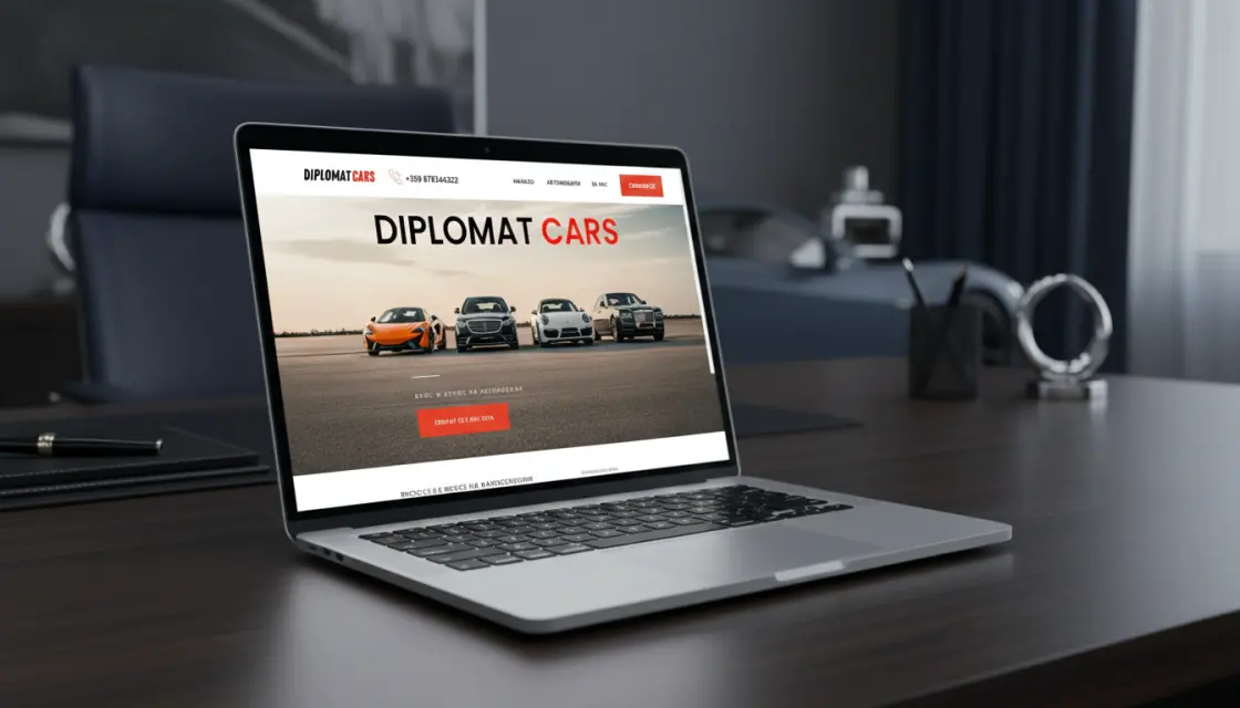 Diplomat Cars delivered website
