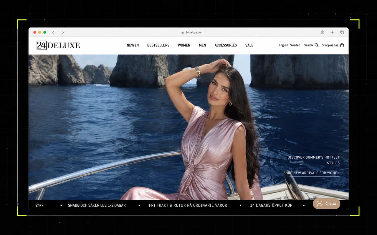 24 Progetto sito e-commerce beauty premium Deluxe