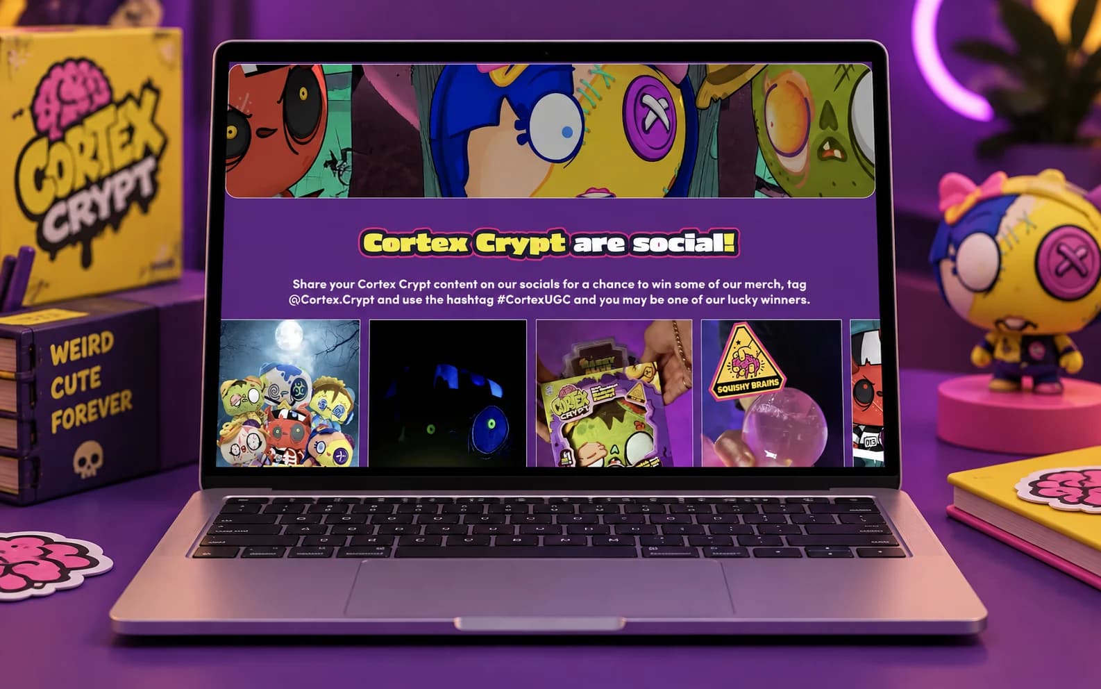 Общностният сайт на бранда за играчки с герои Cortex Crypt